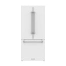 Gordon Ramsay by Thor Kitchen 30-Inch 17.5 Cu. Ft. French Door Counter-Depth Refrigerator with Ice Maker in White (RF3017FFDW)