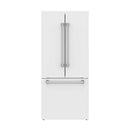 Gordon Ramsay by Thor Kitchen 30-Inch 17.5 Cu. Ft. French Door Counter-Depth Refrigerator with Ice Maker in White (RF3017FFDW)