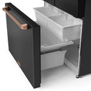 Gordon Ramsay by Thor Kitchen 3-Piece Appliance Package - 48-Inch Gas Range with Liquid Propane Kit with Double Oven, 36-Inch Refrigerator, and Dishwasher in Black with Rose Gold Trim
