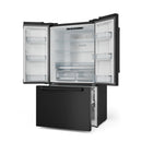 Gordon Ramsay by Thor Kitchen 36-Inch 20.3 cu ft French Door Counter Depth Refrigerator with Ice Maker in Black (RF3621CTD00)