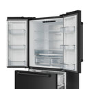 Gordon Ramsay by Thor Kitchen 36-Inch 20.3 cu ft French Door Counter Depth Refrigerator with Ice Maker in Black (RF3621CTD00)