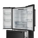 Gordon Ramsay by Thor Kitchen 3-Piece Appliance Package - 48-Inch Gas Range with Liquid Propane Kit with Double Oven, 36-Inch Refrigerator, and Dishwasher in Black