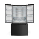 Gordon Ramsay by Thor Kitchen 36-Inch 20.3 cu ft French Door Counter Depth Refrigerator with Ice Maker in Black (RF3621CTD00)