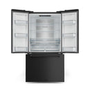 Gordon Ramsay by Thor Kitchen 3-Piece Appliance Package - 36-Inch Gas Range with Liquid Propane Kit, Tilt Panel, 36-Inch Refrigerator, and Dishwasher in Black