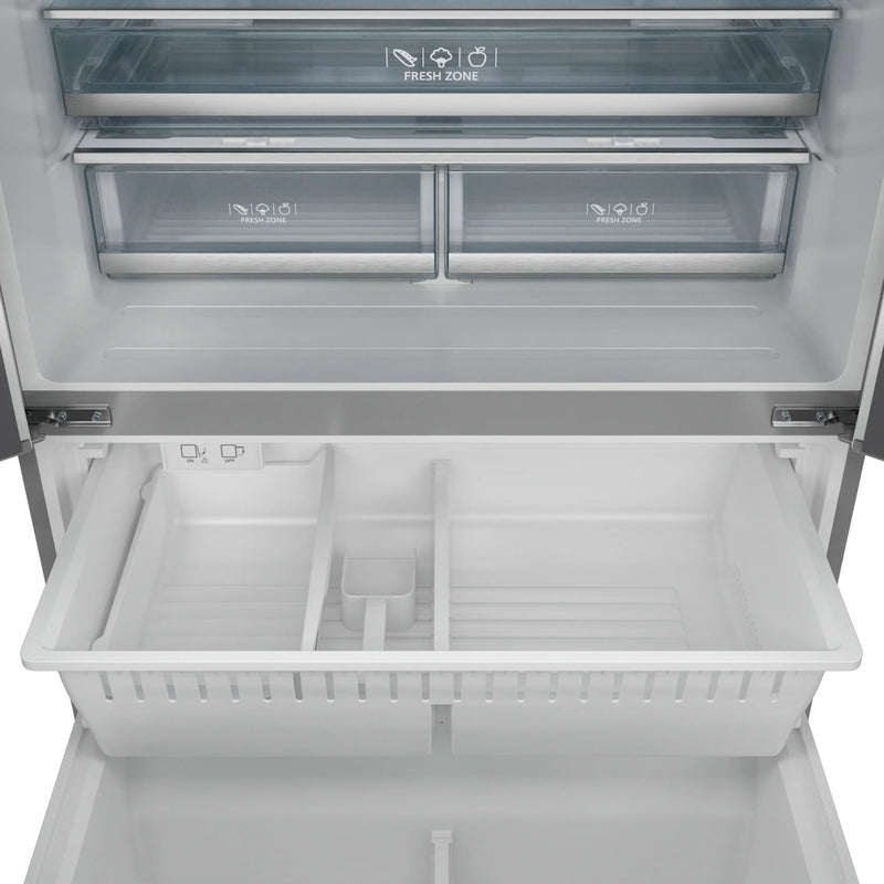 Gordon Ramsay by Thor Kitchen 3-Piece Appliance Package - 48-Inch Gas Range with Double Oven, 36-Inch Refrigerator, and Dishwasher in Stainless Steel with Blue Trim