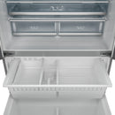 Gordon Ramsay by Thor Kitchen 3-Piece Appliance Package - 30-Inch Gas Range with Liquid Propane Kit, Tilt Panel, 36-Inch Refrigerator, and Dishwasher in Stainless Steel with Blue Trim