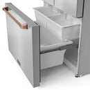 Gordon Ramsay by Thor Kitchen 3-Piece Appliance Package - 36-Inch Gas Range with Tilt Panel, 36-Inch Refrigerator, and Dishwasher in Stainless Steel with Rose Gold Trim