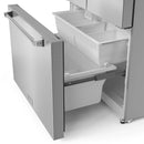 Gordon Ramsay by Thor Kitchen 3-Piece Appliance Package - 30-Inch Gas Range with Tilt Panel, 36-Inch Refrigerator, and Dishwasher in Stainless Steel