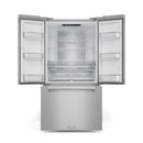 Gordon Ramsay by Thor Kitchen 36-Inch 20.3 cu ft French Door Counter Depth Refrigerator with Ice Maker in Stainless Steel (RF3621CTD99)
