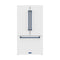 Gordon Ramsay by Thor Kitchen 36-Inch 20.3 Cu. Ft. French Door Counter-Depth Refrigerator with Ice Maker in White with Blue Trim (RF3621CTDW-BLU)