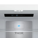 Gordon Ramsay by Thor Kitchen 36-Inch 20.3 Cu. Ft. French Door Counter-Depth Refrigerator with Ice Maker in White with Rose Gold Trim (RF3621CTDW-RSG)
