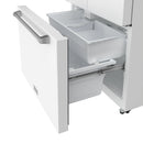 Gordon Ramsay by Thor Kitchen 36-Inch 20.3 Cu. Ft. French Door Counter-Depth Refrigerator with Ice Maker in White (RF3621CTDW)