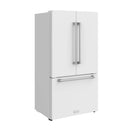 Gordon Ramsay by Thor Kitchen 36-Inch 20.3 Cu. Ft. French Door Counter-Depth Refrigerator with Ice Maker in White (RF3621CTDW)
