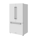 Gordon Ramsay by Thor Kitchen 36-Inch 20.3 Cu. Ft. French Door Counter-Depth Refrigerator with Ice Maker in White (RF3621CTDW)