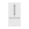 Gordon Ramsay by Thor Kitchen 36-Inch 20.3 Cu. Ft. French Door Counter-Depth Refrigerator with Ice Maker in White (RF3621CTDW)