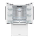 Gordon Ramsay by Thor Kitchen 36-Inch 20.3 Cu. Ft. French Door Counter-Depth Refrigerator with Ice Maker in White (RF3621CTDW)