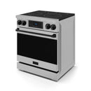Gordon Ramsay by Thor Kitchen 30-Inch Professional Electric Range with Tilt Panel Touch Control and 6.0 Cu. Ft. Oven with Air Fryer and Self Clean in Stainless Steel with Black Trim (RSE30-BLK)