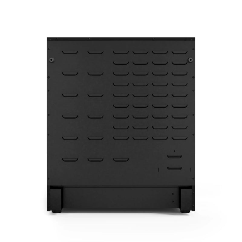 Thor Kitchen Gordon Ramsay Series 30-Inch Professional Electric Range with Tilt Panel Touch Control in Black with Navy Blue Trim (RSE30B-BLU)