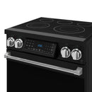 Gordon Ramsay by Thor Kitchen 30-Inch Professional Electric Range with Tilt Panel Touch Control and 6.0 Cu. Ft. Oven with Air Fryer and Self Clean in Black with Stainless Steel Trim (RSE30B-SS)