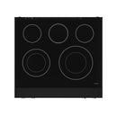 Gordon Ramsay by Thor Kitchen 3-Piece Appliance Package - 30-Inch Electric Range with Tilt Panel Touch Control, 36-Inch Refrigerator, and Dishwasher in Black with Stainless Steel Trim