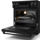 Gordon Ramsay by Thor Kitchen 3-Piece Appliance Package - 30-Inch Electric Range with Tilt Panel Touch Control, 36-Inch Refrigerator, and Dishwasher in Black