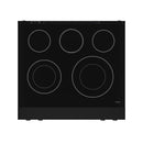 Gordon Ramsay by Thor Kitchen 30-Inch Professional Electric Range with Tilt Panel Touch Control and 6.0 Cu. Ft. Oven with Air Fryer and Self Clean in Black (RSE30B)