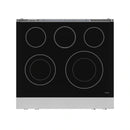 Gordon Ramsay by Thor Kitchen 30-Inch Professional Electric Range with Tilt Panel Touch Control and 6.0 Cu. Ft. Oven with Air Fryer and Self Clean in Stainless Steel (RSE30)