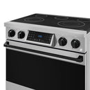 Gordon Ramsay by Thor Kitchen 36-Inch Professional Electric Range with Tilt Panel Touch Control and 6.0 Cu. Ft. Oven with Air Fryer and Self Clean in Stainless Steel with Black Trim (RSE36-BLK)