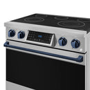 Gordon Ramsay by Thor Kitchen 36-Inch Professional Electric Range with Tilt Panel Touch Control and 6.0 Cu. Ft. Oven with Air Fryer and Self Clean in Stainless Steel with Navy Blue Trim (RSE36-BLU)