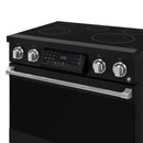 Gordon Ramsay by Thor Kitchen 3-Piece Appliance Package - 36-Inch Electric Range with Tilt Panel Touch Control, 36-Inch Refrigerator, and Dishwasher in Black with Stainless Steel Trim