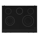 Gordon Ramsay by Thor Kitchen 36-Inch Professional Electric Range with Tilt Panel Touch Control and 6.0 Cu. Ft. Oven with Air Fryer and Self Clean in Black with Stainless Steel Trim (RSE36B-SS)