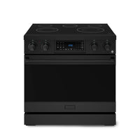Gordon Ramsay by Thor Kitchen 36-Inch Professional Electric Range with Tilt Panel Touch Control and 6.0 Cu. Ft. Oven with Air Fryer and Self Clean in Matte Black (RSE36B)