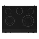 Gordon Ramsay by Thor Kitchen 36-Inch Professional Electric Range with Tilt Panel Touch Control and 6.0 Cu. Ft. Oven with Air Fryer and Self Clean in Matte Black (RSE36B)