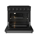 Gordon Ramsay by Thor Kitchen 36-inch Professional Electric Range with Tilt Panel Touch Control and 6.0 Cu. Ft. Oven with Air Fryer and Self Clean in Black (RSE36B)