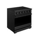 Gordon Ramsay by Thor Kitchen 36-inch Professional Electric Range with Tilt Panel Touch Control and 6.0 Cu. Ft. Oven with Air Fryer and Self Clean in Black (RSE36B)