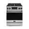 Thor Kitchen Gordon Ramsay Series 30-Inch Professional Natural Gas Range with Tilt Panel Touch Control in Stainless Steel with Black Trim  (RSG30-BLK)