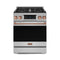 Thor Kitchen Gordon Ramsay Series 30-Inch Professional Gas Range with Tilt Panel Touch Control in Stainless Steel with Rose Gold Trim  (RSG30-RSG)