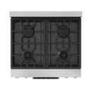 Gordon Ramsay by Thor Kitchen 3-Piece Appliance Package - 30-Inch Gas Range with Liquid Propane Kit, Tilt Panel, 36-Inch Refrigerator, and Dishwasher in Stainless Steel with Rose Gold Trim