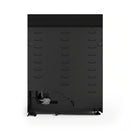 Gordon Ramsay by Thor Kitchen 3-Piece Appliance Package - 30-Inch Gas Range with Liquid Propane Kit, Tilt Panel, 36-Inch Refrigerator, and Dishwasher in Black with Blue Trim