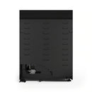 Gordon Ramsay by Thor Kitchen 3-Piece Appliance Package - 30-Inch Gas Range with Tilt Panel, 36-Inch Refrigerator, and Dishwasher in Black with Blue Trim