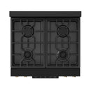 Gordon Ramsay by Thor Kitchen 30-Inch Professional Natural Gas Range with Tilt Panel Touch Control with 4.55 Cu. Ft. Self Clean Oven in Black with Bronze Trim (RSG30B-BRZ)