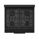 Gordon Ramsay by Thor Kitchen 30-Inch Professional Natural Gas Range with Tilt Panel Touch Control with 4.55 Cu. Ft. Self Clean Oven in Black with Stainless Steel Trim (RSG30B-SS)