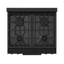 Gordon Ramsay by Thor Kitchen 3-Piece Appliance Package - 30-Inch Gas Range with Liquid Propane Kit, Tilt Panel, 36-Inch Refrigerator, and Dishwasher in Black