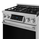 Gordon Ramsay by Thor Kitchen 3-Piece Appliance Package - 30-Inch Gas Range with Tilt Panel, 36-Inch Refrigerator, and Dishwasher in Stainless Steel