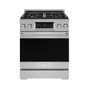 Gordon Ramsay by Thor Kitchen 30-Inch Professional Natural Gas Range with Tilt Panel Touch Control with 4.55 Cu. Ft. Self Clean Oven in Stainless Steel (RSG30)