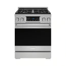 Gordon Ramsay by Thor Kitchen 3-Piece Appliance Package - 30-Inch Gas Range with Tilt Panel, 36-Inch Refrigerator, and Dishwasher in Stainless Steel