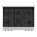 Gordon Ramsay by Thor Kitchen 36-Inch Professional Natural Gas Range with Tilt Panel Touch Control and 6.0 Cu. Ft. Self Clean Oven in Stainless Steel with Black Trim (RSG36-BLK)