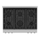 Gordon Ramsay by Thor Kitchen 3-Piece Appliance Package - 36-Inch Gas Range with Liquid Propane Kit, Tilt Panel, 36-Inch Refrigerator, and Dishwasher in Stainless Steel with Black Trim