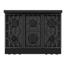 Gordon Ramsay by Thor Kitchen 36-Inch Professional Natural Gas Range with Tilt Panel Touch Control and 6.0 Cu. Ft. Self Clean Oven in Black with Navy Blue Trim (RSG36B-BLU)