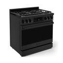Gordon Ramsay by Thor Kitchen 36-Inch Professional Natural Gas Range with Tilt Panel Touch Control and 6.0 Cu. Ft. Self Clean Oven in Black (RSG36B)
